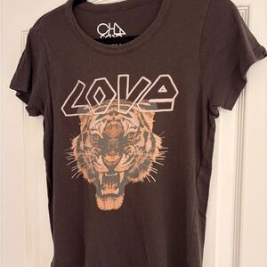 Chaser Tiger 'LOVE' Print tshirt